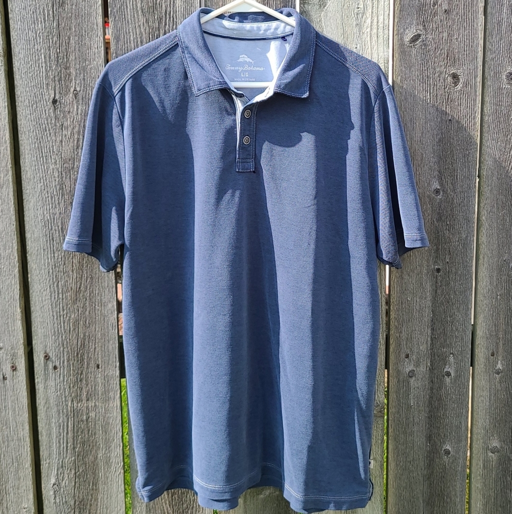 Tommy Bahamas Paradiso Cove Polo Shirt in Blue